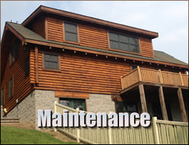  Brandenburg, Kentucky Log Home Maintenance