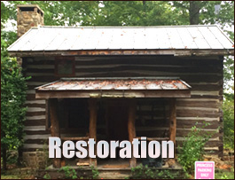Historic Log Cabin Restoration  Brandenburg, Kentucky